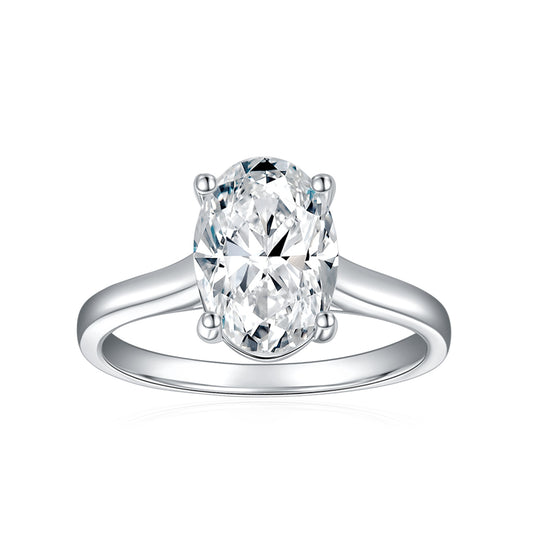 Mia Ovale Solitaire Ring