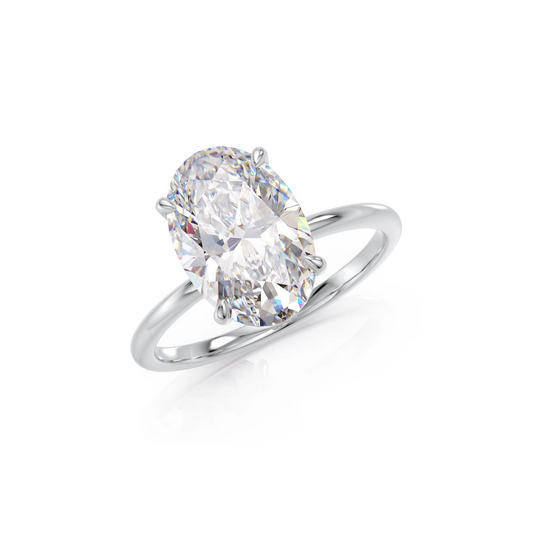 Louise Oval Solitaire Ring